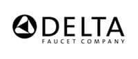 Delta Faucet Company logo, black.